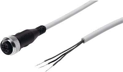 Festo 159428 Connecting Cable, Model SIM-M12-3GD-2.5-PU