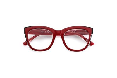 DE TOMASO Occhiali da Lettura 529-4 Rosso-Nero +2,50