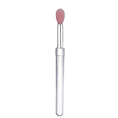 Siliconen lippenkwast, draagbaar, dubbelzijdig voor een effectief gebruik van lippenbalsem en lippenstift