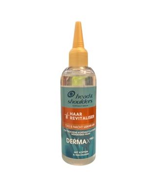 Head & Shoulders DERMAXPRO Rivitalizzatore, giorno e notte, aiuta a sostenere la crescita dei capelli, niacinamide e caffeina, per cuoio capelluto secco e capelli sottili, 145 ml