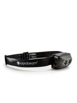 Suprabeam Linterna frontal LED recargable S4, 750 lúmenes, óptica dual y compatible con soporte para casco