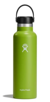 HYDRO FLASK - Waterfles van 621 ml - Vacuüm Geïsoleerde Roestvrij Stalen Drinkfles met Lekvrije Flex Cap - Dubbelwandige Herbruikbare Fles met Poedercoating - BPA-vrij - Standaard Opening - Seagrass