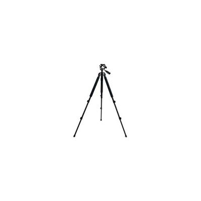 Bushnell - 63" Black Titanium Tripod - Camcorder - Camera - Sightseeing - Travelling - Wildlife - Outdoor - Three-Position Leg - Adjustable - Aluminium - 784040