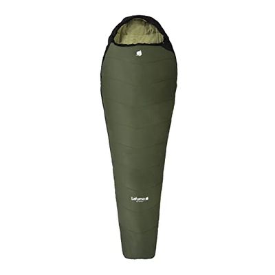 Lafuma - Active 5° - Slaapzak voor volwassenen met compressiezak - Synthetisch - Waterafstotend - Comforttemperatuur 8°C - Khaki