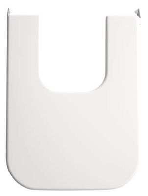 Gala Emma Square – Tapa para Bidé, Incluye Kit de Fijación y Bisagras de Acero Inoxidable, Color Blanco, Medidas 37.5 x 4.2 x 50 cm – Modelo G5165001