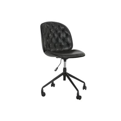 SILLA PP METAL 47,5 x 57,5 x 83 89 RUEDAS NEGRO