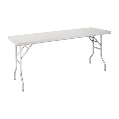 Vogue Folding Work Table St/St - 1220x610x780mm 48x24x31"