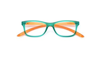 DE TOMASO Reading Glasses, Verde-Arancio, 53mm Unisex