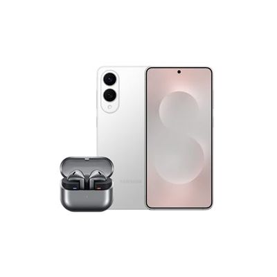Samsung Galaxy S25 Edge AI Smartphone, 12GB Memory, 256GB Storage, 200 MP Camera, Titanium Silver with Galaxy Buds3 (UK Version)