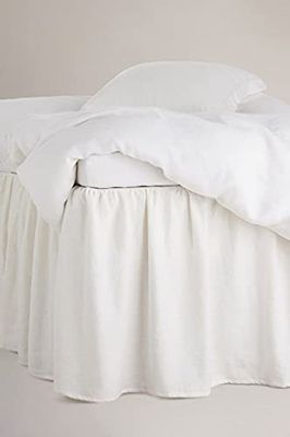 Calm bed robe in flax and cotton, height 60 cm