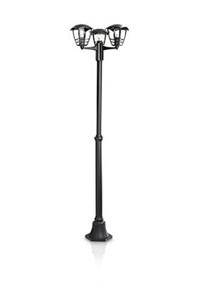 Philips My Garden Creek Lâmpada de exterior, 3 x 60 W, 220 V, preto