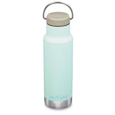 Klean Kanteen Aislamiento Clásico Estrecho de 12 Onzas (con Tapa de Bucle) Botella, Unisex Adulto, Azul Tint, 355ml