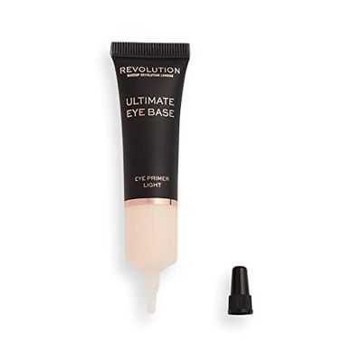 Makeup Revolution Ultimate Eye Base, Long Ting Eye Primer för dagligt bruk, ljus, 15 ml