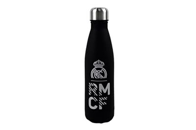 CYPBRANDS Real Madrid butelka na wodę ze stali nierdzewnej, podwójna ściana, zapięcie hermetyczne, 500 ml, Oficjalny produkt (CyP Brands), B-68-RM