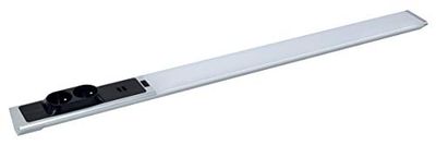 Gefom 80 cm led-hoeklijst + 2 USB-opladers + 2 stopcontacten 16 A + aarde