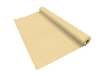 VelaHub Airlaid Tafelkleedrol, 1,2 m x 24 m, hoogwaardig, stofachtig, wegwerp, crème