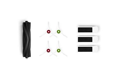 ECOVACS Onderhoudsset, reserveonderdelen, voor DEEBOT T20 OMNI met 1 rubberen hoofdborstel, 4 witte zijborstels, 3 antibacteriële filters, origineel accessoire
