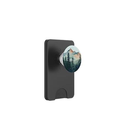 Montañas Desierto Bosque Senderismo Pino Naturaleza PopSockets PopWallet para MagSafe