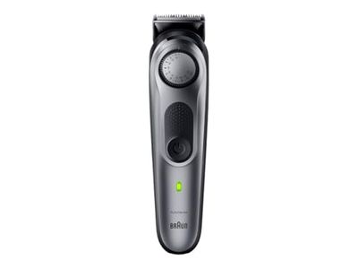 Braun Series 7 BT7420, rasoio professionale per barba da uomo, 40 impostazioni di lunghezza, strumenti per barbiere, base di ricarica, custodia da viaggio, modello per barba, batteria