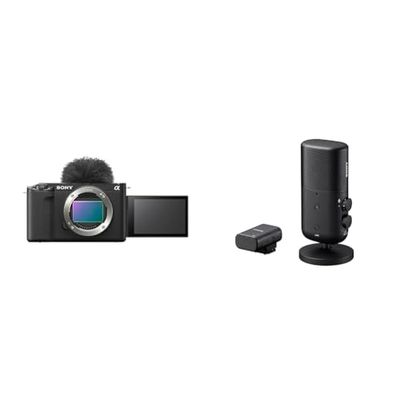Sony ZV-E1 di Sony | Vlog camera full-frame con obiettivo intercambiabile + microfono ECM-S1