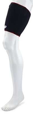 TSM Sportbandage lårbandage Pro med kardborreband, svart, XS, 5110