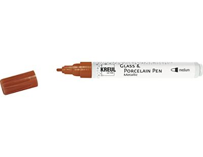 Kreul Hobby Line 16417 – porslin kulspetspenna metallisk, 2 – 4 mm, koppar