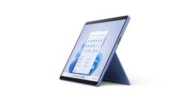 Microsoft Surface Pro 9, 13 inch 2-in-1 tablet/laptop (Intel Core i5, 16 GB RAM, 256 GB SSD, Win 11 Home) saffierblauw, aangedreven door Intel Evo platform