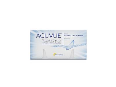 ACUVUE OASYS con tecnologia HYDRACLEAR PLUS - Lenti a contatto quindicinali - Protezione UV;+4.00 diottrie; BC 8.8; DIA 14.00; 6 lenti