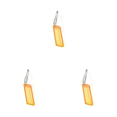 Lifesystems Glow-In-The-Dark Key Ring Marker To Locate Kit Easily In The Dark, Orange (Pack of 3)