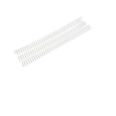 Fellowes 53150 – Pack of 100 Metal Spirals, 18 mm, White