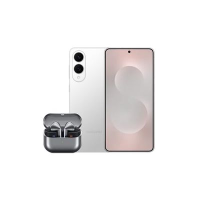 Samsung Galaxy S25 Edge AI Smartphone, 12GB Memory, 256GB Storage, 200 MP Camera, Titanium Silver with Galaxy Buds3 Pro (UK Version)