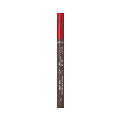 L'Oréal - Delineador Infaillible Micro-Fine Liner 36 horas, en Tono 02 Smokey Earth