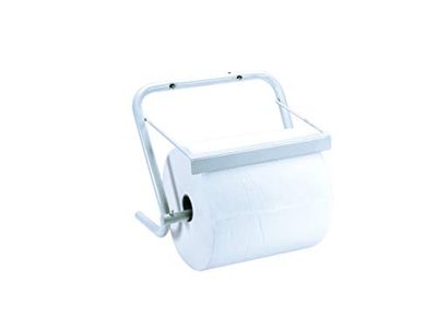 GARDEN FRIEND Portapapel Pintado de Acero Pintado en Blanco con Cortador