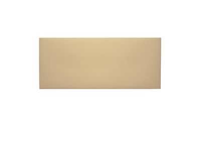 WIN REST Delta hoofdeinde, kunstleer, beige, glad en naadloos design, gewatteerd, 115 x 60 cm, voor bedden van 115/100/90 cm