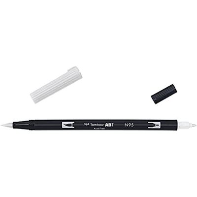 Tombow ABT-N95-1P Feutre pinceau à deux pointes gris