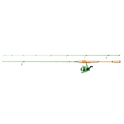 Berkley Flex Trout Spinning Combo, Fishing Rod and Reel Combo, Spinning Combos, Predator Fishing, Pre Spooled Spin Fishing Reel - Brown and Rainbow Trout Fishing, Unisex, Green, 2.7m | 3-15g