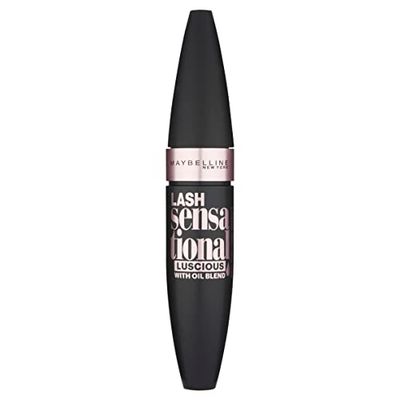 Maybelline Mascara, Lash Sensational Volumizing and Thickening Luscious Mascara, Very Black