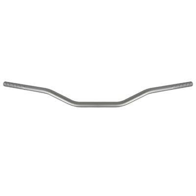 Guidon Accossato Silver en aluminium compatible avec BETA RR LC SM/Enduro de 2007 à 2023 (CC 125) - E9/e8*168/2013 * 00025 - diamètre Ø22 mm