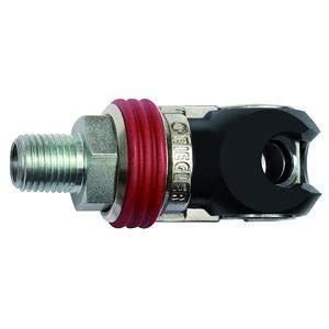 RIEGLER 141662-424.13-SCH-NPT - Giunto di sicurezza girevole NW 7,2, EURO 7,2, acciaio, NPT 1/2 AG, 1 pezzo