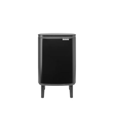 Brabantia Bo Hi Prullenbak - 7 l - Matt Black