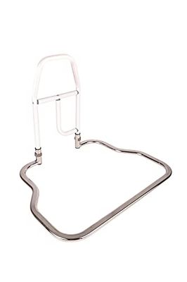 Opzetstang aan het bed, bed-oprichtstang, handgreep voor bed, handgreep tegen vallen, ergonomische handgreep, robuuste zijdelingse bedhouder, gewicht max. 127 kg