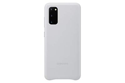Samsung Original Galaxy S20 | S20 5G Leather Cover/Mobile Phone Case - Light Grey