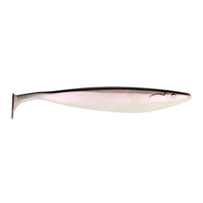 Asso Unisex – vuxen 10C4050801029997C10 A.S.O. Fiske gädda XXL Shad-400 pärlemor svart gummifisk 40 cm, färgglad, normal