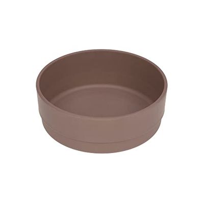 LÄSSIG Tazón para niños Vajilla infantil sin BPA para lavavajillas y microondas/Bowl PP/Cellulose Uni choco