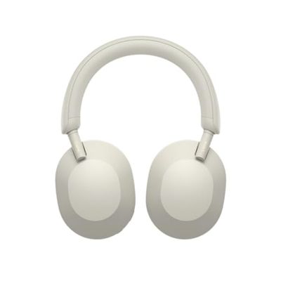 Sony WH-1000XM5 Noise Cancelling draadloze hoofdtelefoon - 30 uur batterijduur - Over-ear - Geoptimaliseerd voor Alexa en Google Assistent - met ingebouwde microfoon voor telefoongesprekken – Zilver