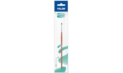 0412102P Sachet avec Crochet Pinceau Scolaire Plat Série 121 n 2 MILAN