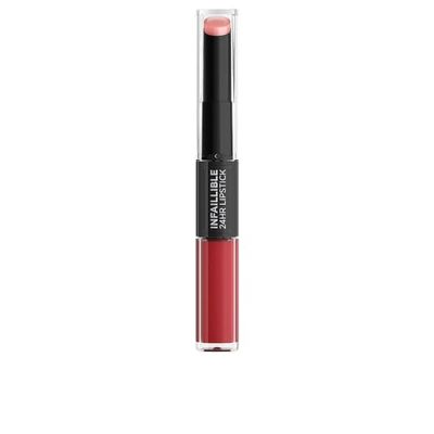 L'Oreal Paris Make-up Designer Infaillible 24H Lipstick Color Labial de Larga Duración Tono 501 Timeless Red
