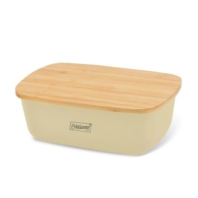 Feel Maestro Panera MR-1776-IVORY Marfil Madera Plástico 1 Pieza 34,5 x 13 x 23,5 cm