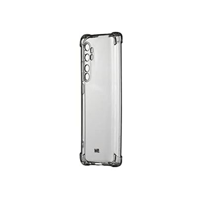 WE kompatibelt fodral med [XIAOMI MI Note 10 Lite] - fint fodral med stötdämpningsteknik och premium TPU-silikonfinish [Shock Absortion] - transparent