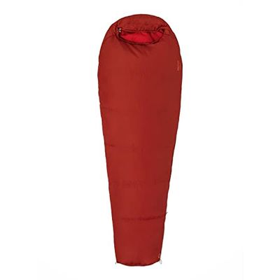 Marmot NanoWave Saco de dormir de verão para adulto, extra longo, leve, para campismo e caminhadas, 198 cm, até -2,7 °C, Brick, 198 cm